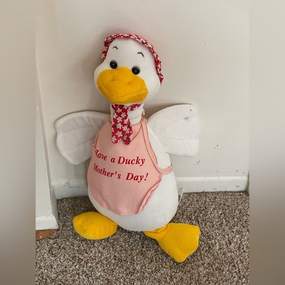 Plush Duck With Quote “have a ducky Mother’s Day” - Picture 3 of 7